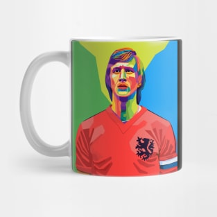 Johan Cruijff pop art Mug
